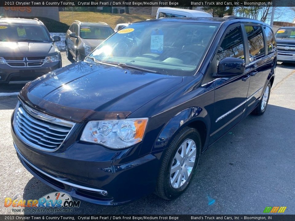 2013 Chrysler Town & Country Touring Crystal Blue Pearl / Dark Frost Beige/Medium Frost Beige Photo #2