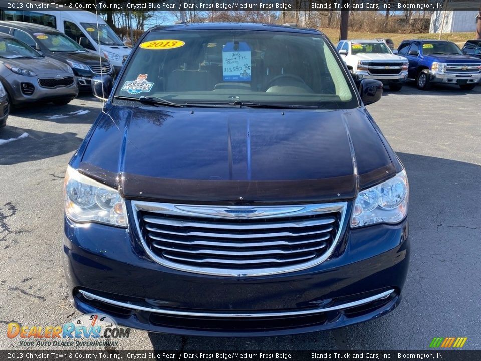 2013 Chrysler Town & Country Touring Crystal Blue Pearl / Dark Frost Beige/Medium Frost Beige Photo #3