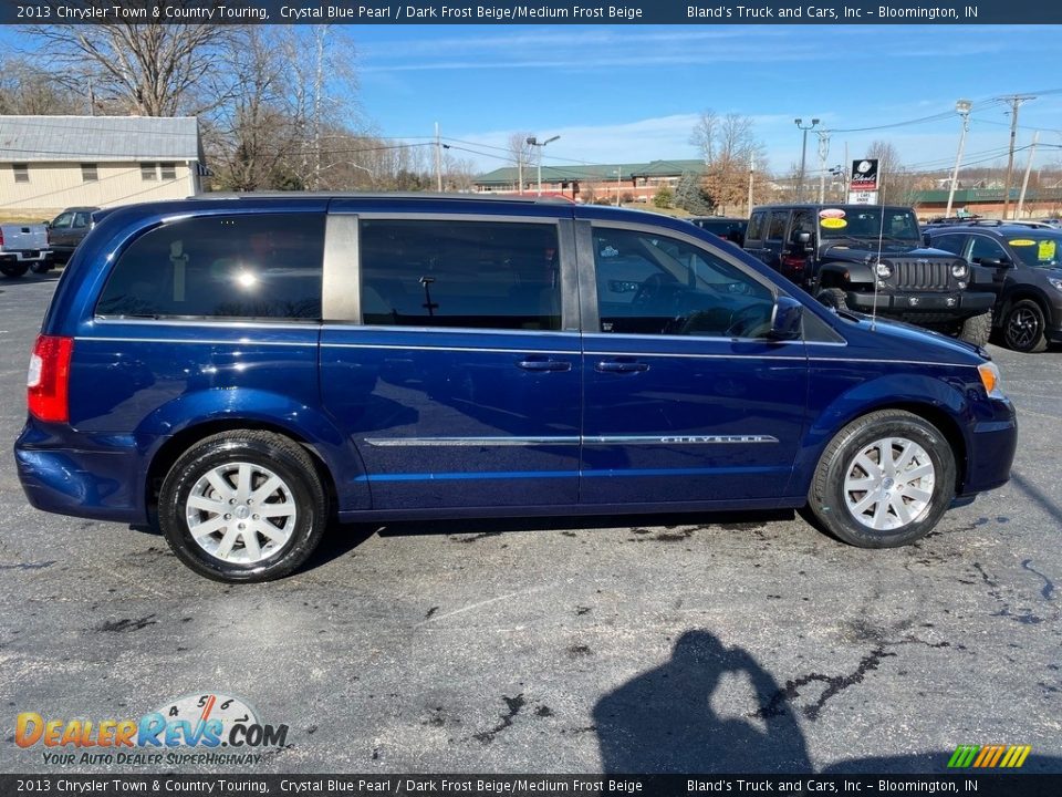 2013 Chrysler Town & Country Touring Crystal Blue Pearl / Dark Frost Beige/Medium Frost Beige Photo #5