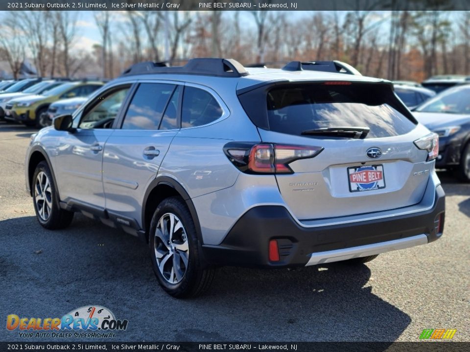 2021 Subaru Outback 2.5i Limited Ice Silver Metallic / Gray Photo #6