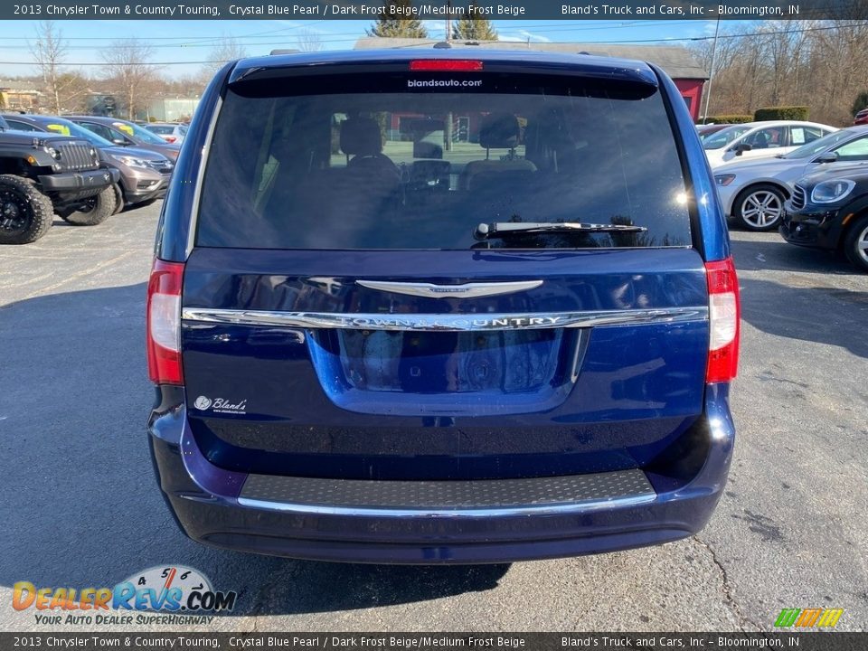 2013 Chrysler Town & Country Touring Crystal Blue Pearl / Dark Frost Beige/Medium Frost Beige Photo #7