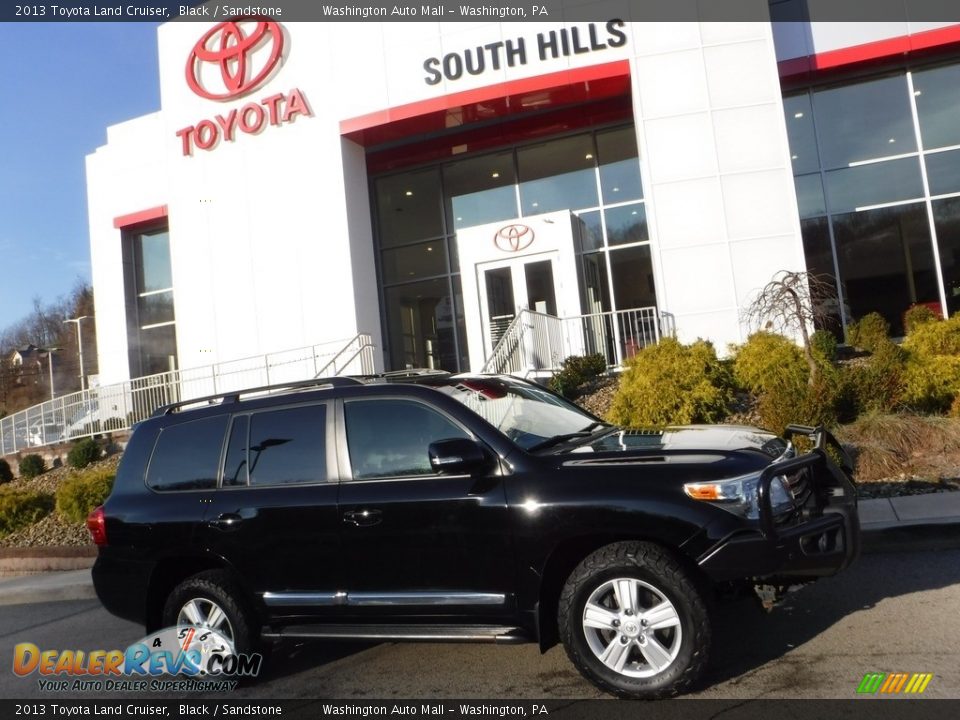 2013 Toyota Land Cruiser Black / Sandstone Photo #2