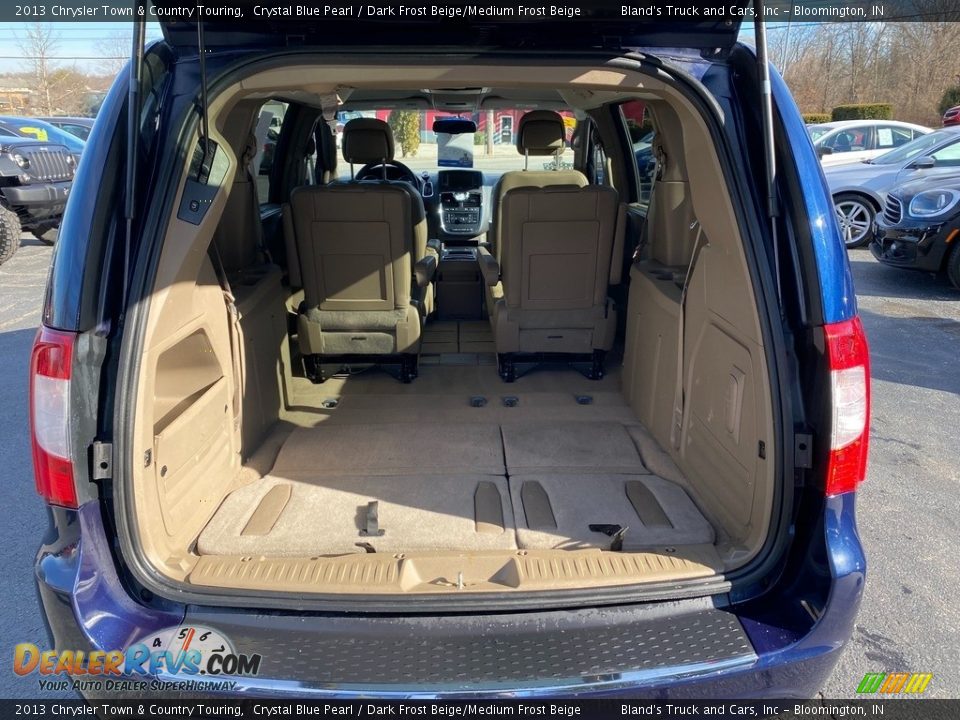 2013 Chrysler Town & Country Touring Crystal Blue Pearl / Dark Frost Beige/Medium Frost Beige Photo #11