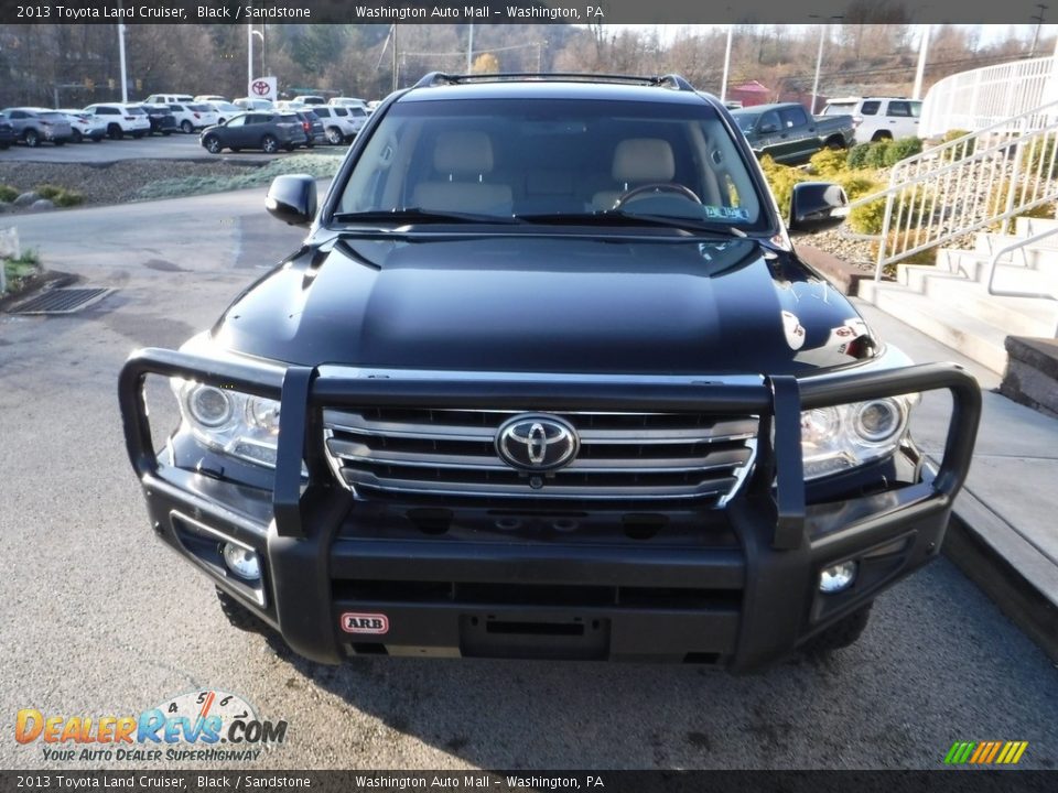 2013 Toyota Land Cruiser Black / Sandstone Photo #6