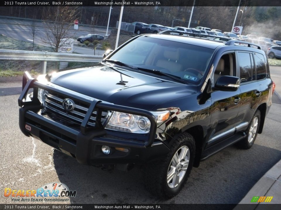 2013 Toyota Land Cruiser Black / Sandstone Photo #7