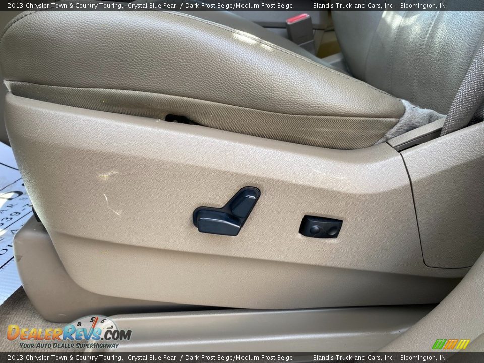 2013 Chrysler Town & Country Touring Crystal Blue Pearl / Dark Frost Beige/Medium Frost Beige Photo #16