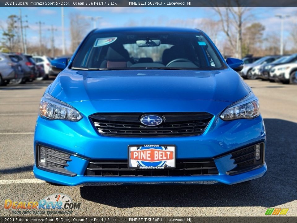 2021 Subaru Impreza Sport 5-Door Ocean Blue Pearl / Black Photo #3