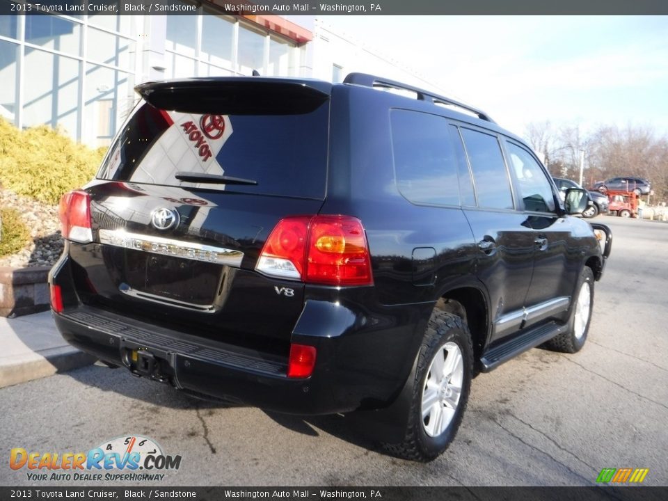 2013 Toyota Land Cruiser Black / Sandstone Photo #10