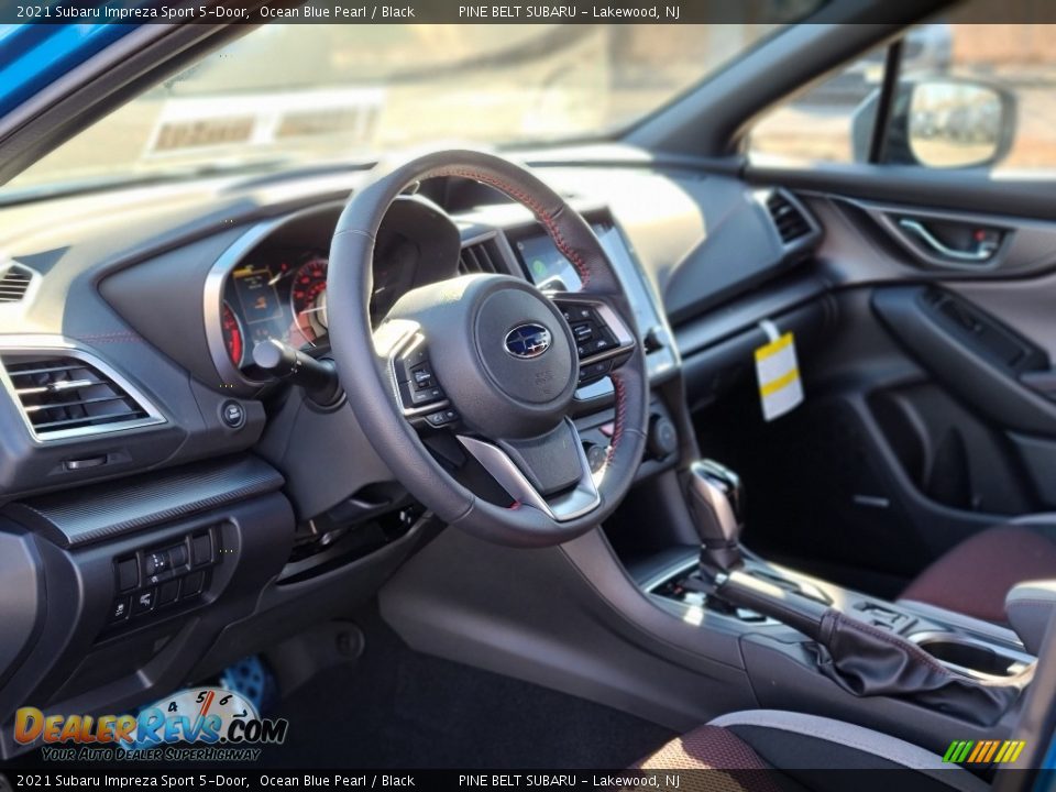 2021 Subaru Impreza Sport 5-Door Ocean Blue Pearl / Black Photo #13