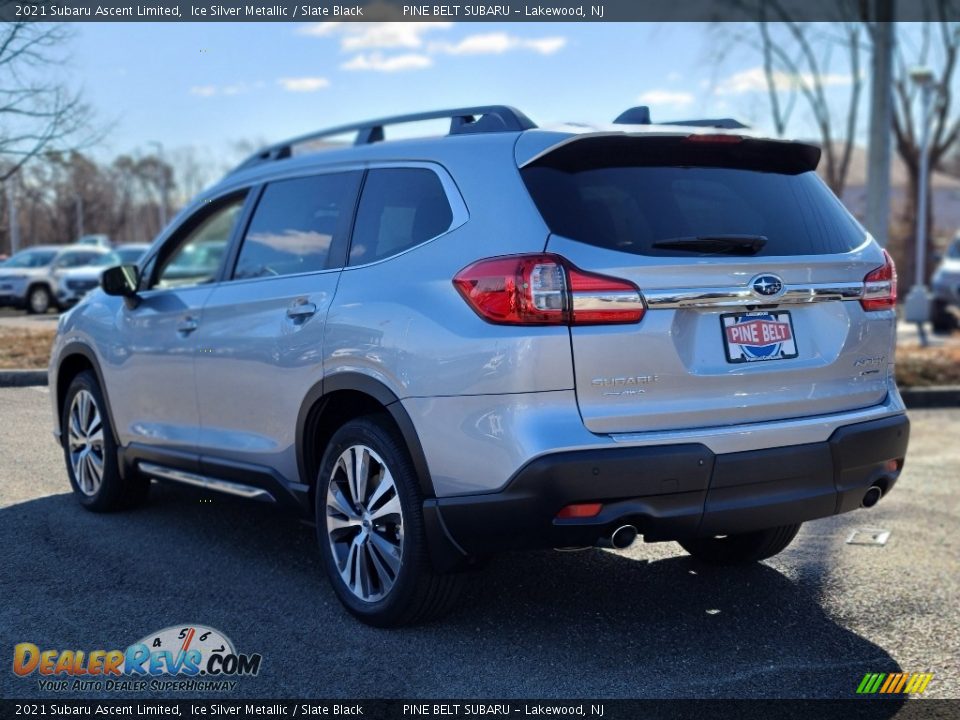 2021 Subaru Ascent Limited Ice Silver Metallic / Slate Black Photo #6