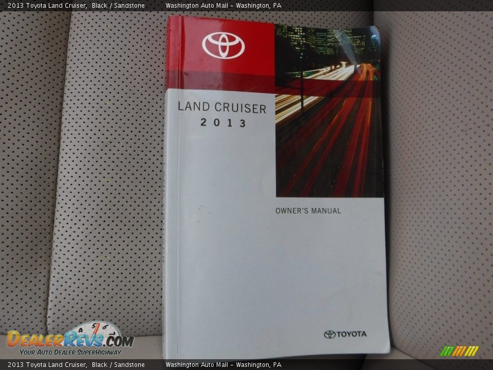 2013 Toyota Land Cruiser Black / Sandstone Photo #32