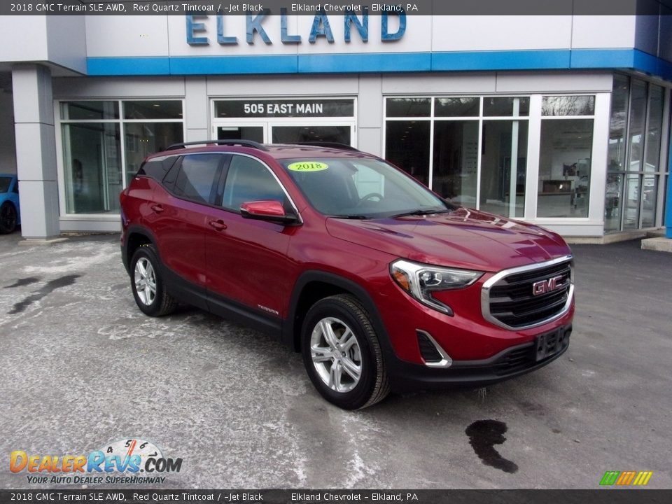 2018 GMC Terrain SLE AWD Red Quartz Tintcoat / ­Jet Black Photo #1