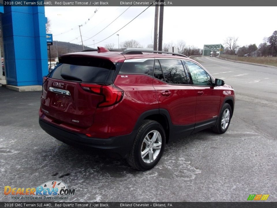 2018 GMC Terrain SLE AWD Red Quartz Tintcoat / ­Jet Black Photo #3