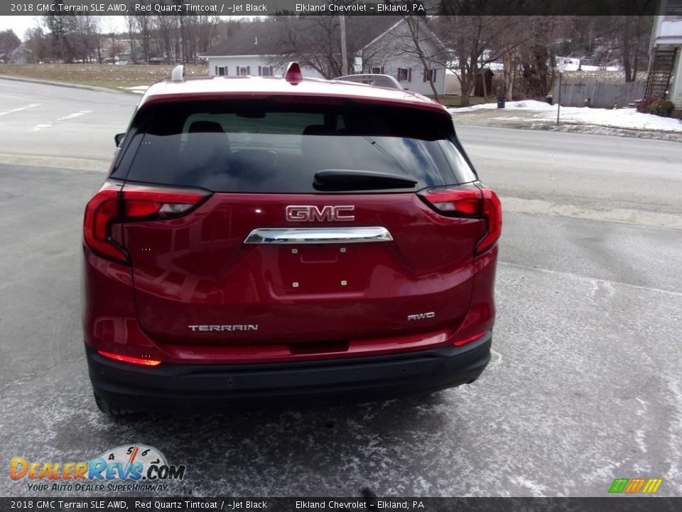 2018 GMC Terrain SLE AWD Red Quartz Tintcoat / ­Jet Black Photo #4