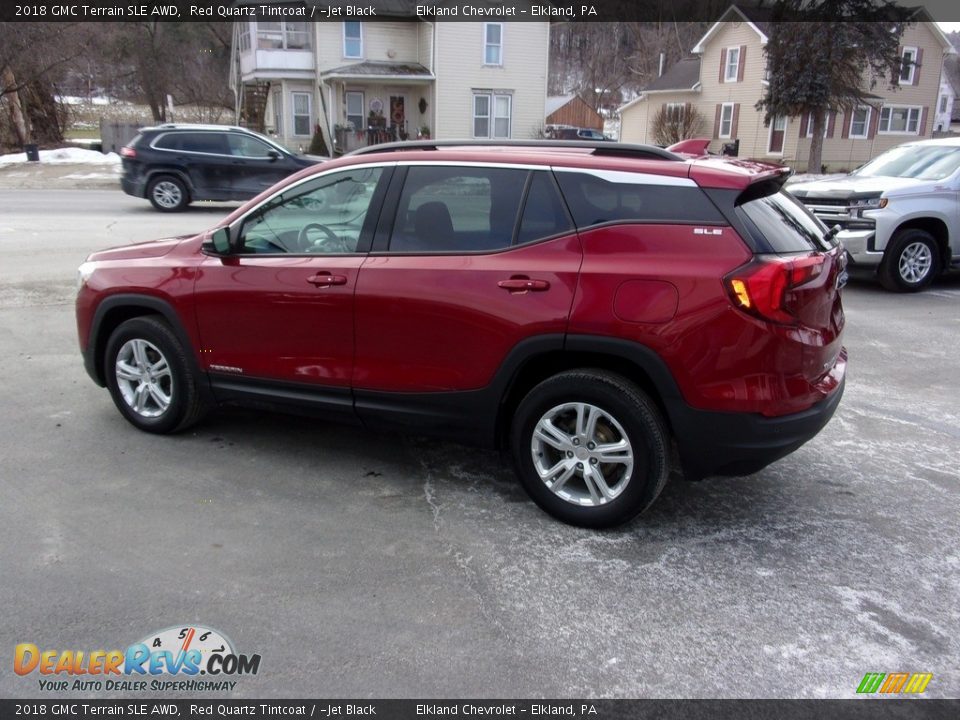 2018 GMC Terrain SLE AWD Red Quartz Tintcoat / ­Jet Black Photo #5