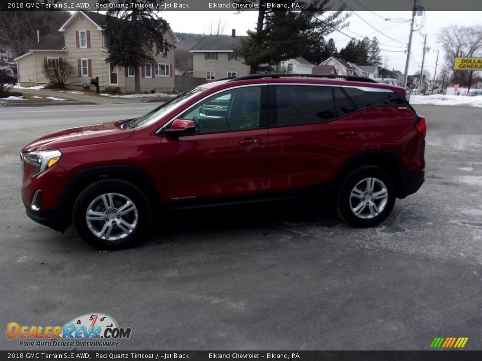 2018 GMC Terrain SLE AWD Red Quartz Tintcoat / ­Jet Black Photo #6