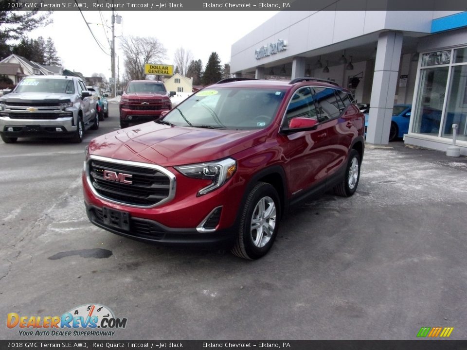 2018 GMC Terrain SLE AWD Red Quartz Tintcoat / ­Jet Black Photo #7