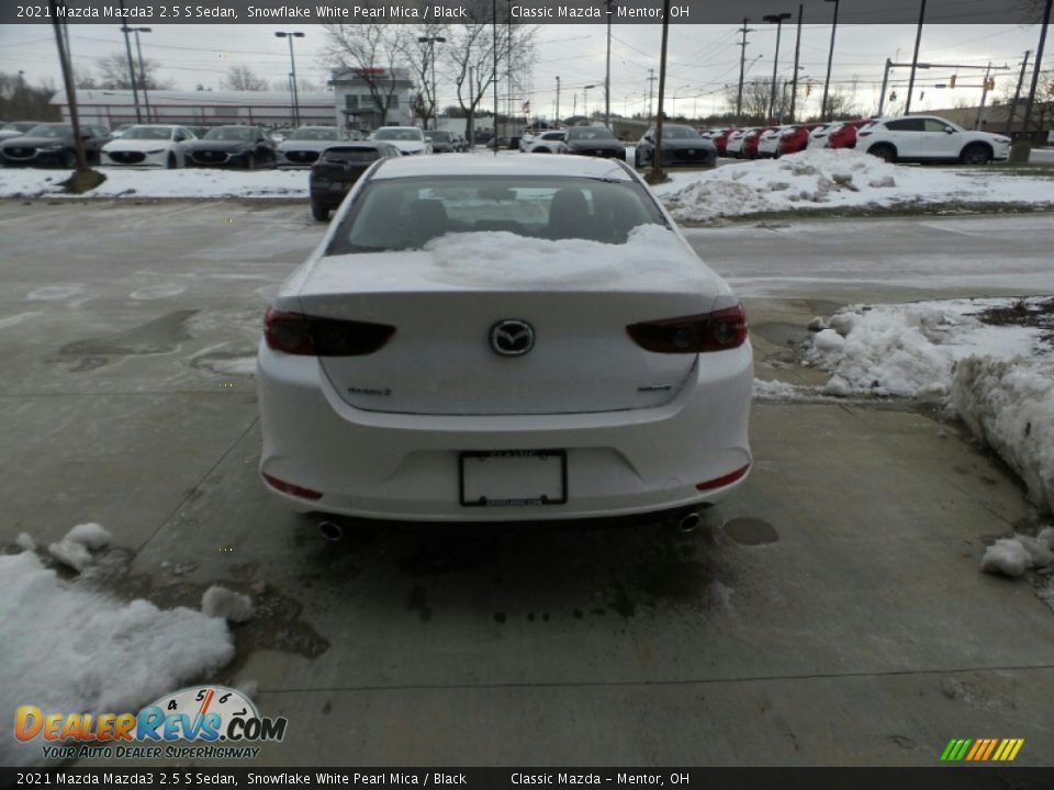 2021 Mazda Mazda3 2.5 S Sedan Snowflake White Pearl Mica / Black Photo #1