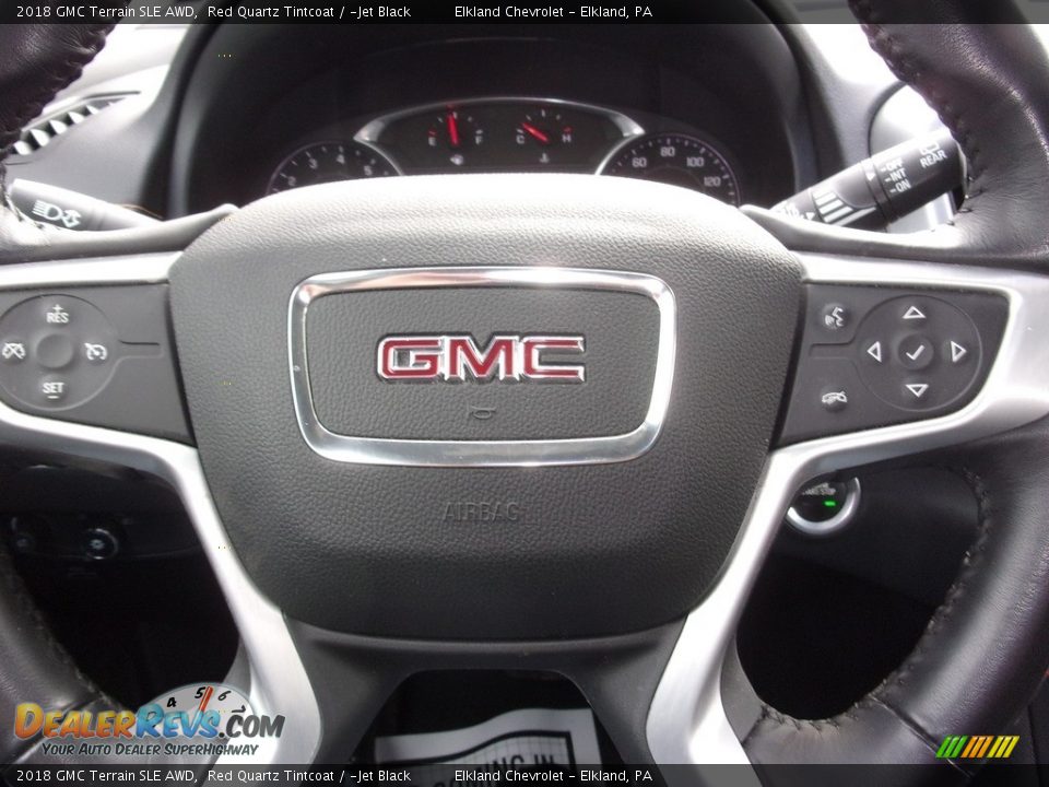 2018 GMC Terrain SLE AWD Red Quartz Tintcoat / ­Jet Black Photo #18