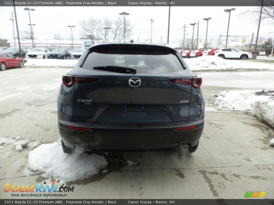 2021 Mazda CX-30 Premium AWD Polymetal Gray Metallic / Black Photo #2