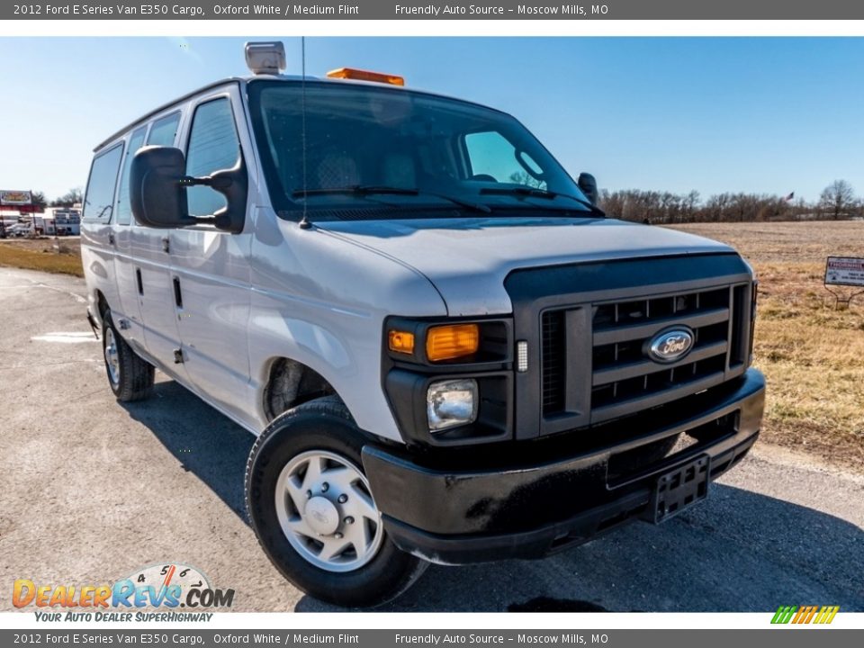 2012 Ford E Series Van E350 Cargo Oxford White / Medium Flint Photo #1