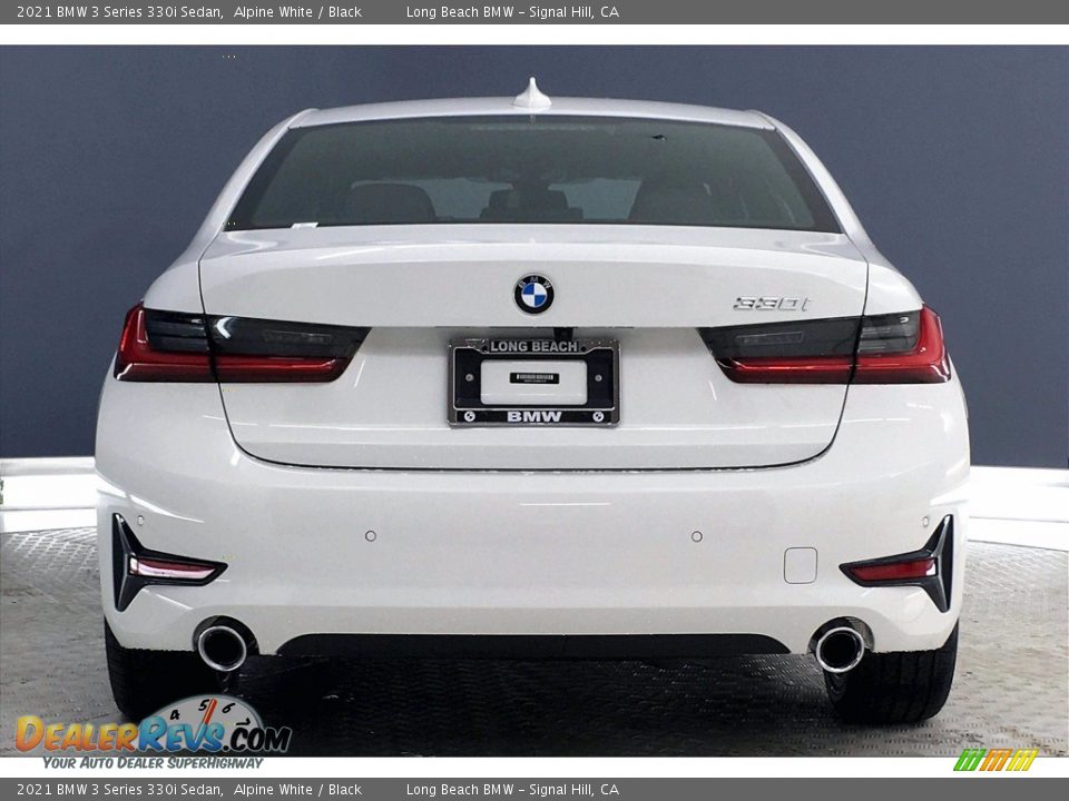 2021 BMW 3 Series 330i Sedan Alpine White / Black Photo #4