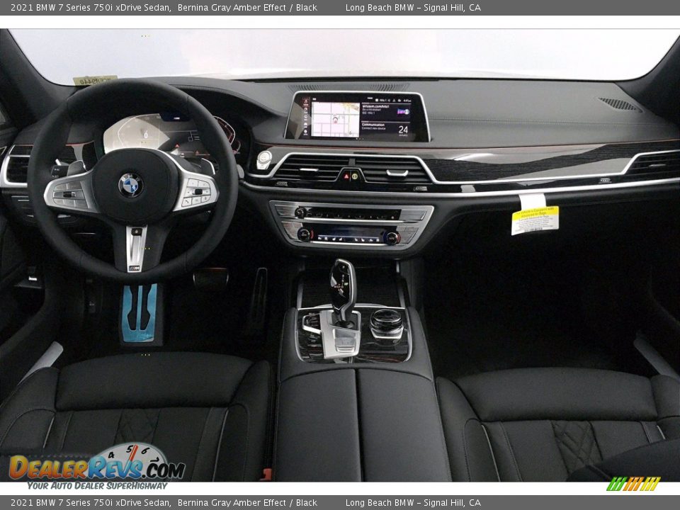 2021 BMW 7 Series 750i xDrive Sedan Bernina Gray Amber Effect / Black Photo #5