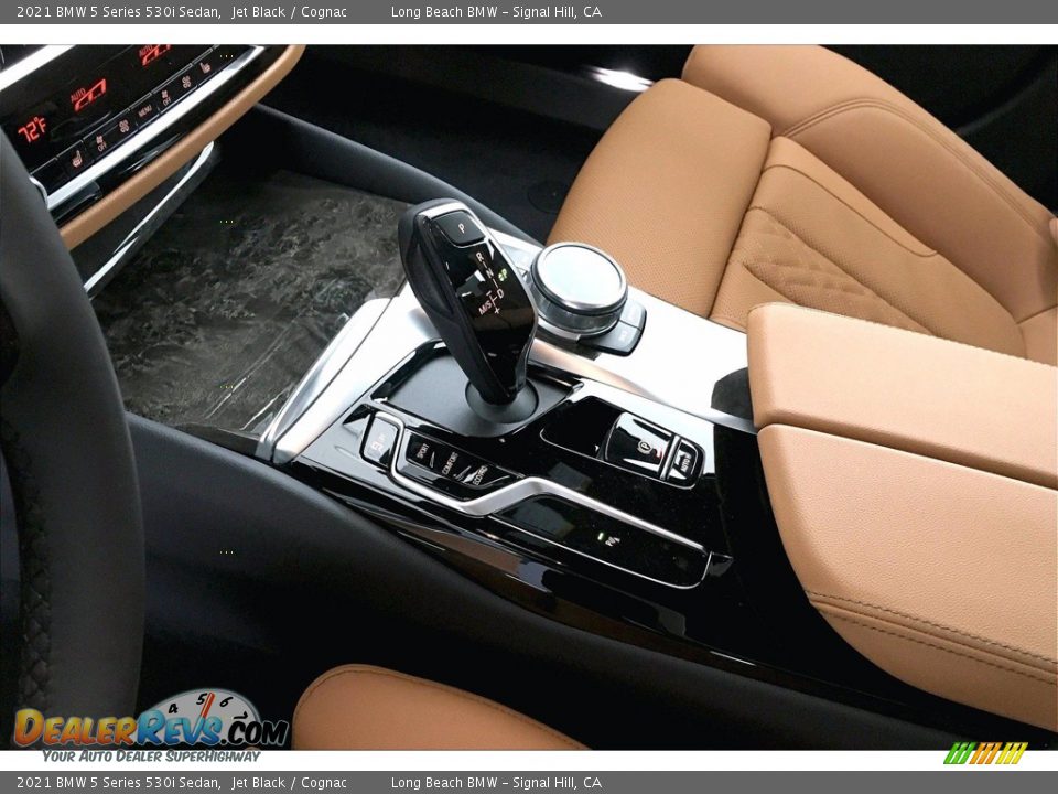 2021 BMW 5 Series 530i Sedan Jet Black / Cognac Photo #8