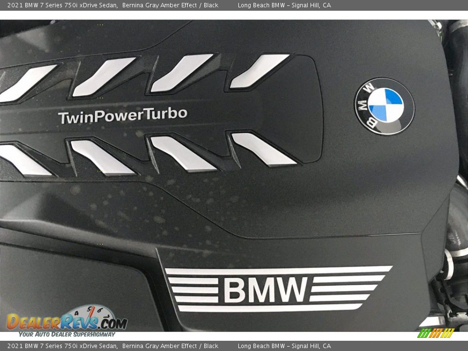 2021 BMW 7 Series 750i xDrive Sedan Bernina Gray Amber Effect / Black Photo #11