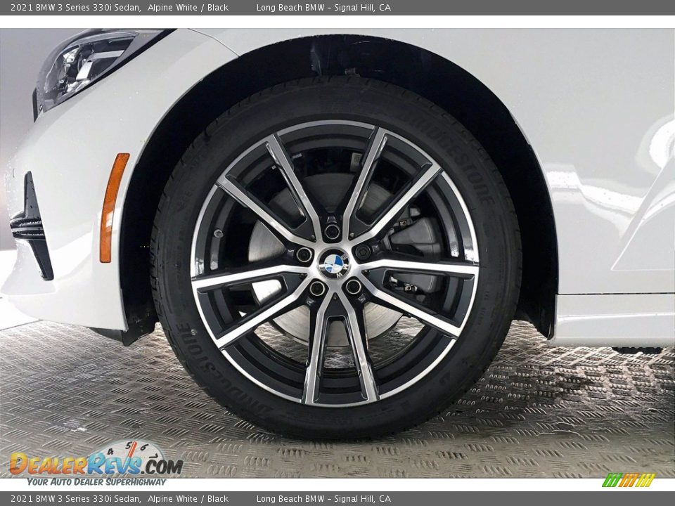 2021 BMW 3 Series 330i Sedan Alpine White / Black Photo #13