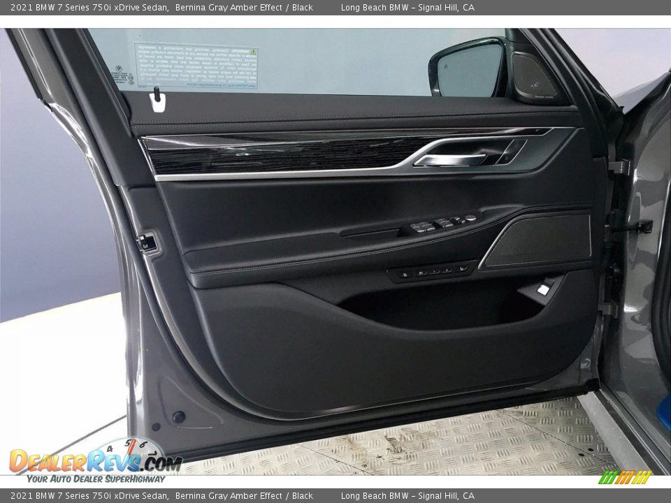 2021 BMW 7 Series 750i xDrive Sedan Bernina Gray Amber Effect / Black Photo #14