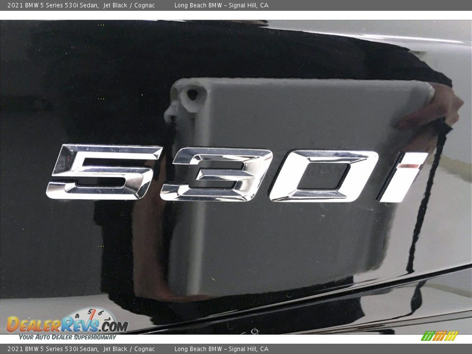2021 BMW 5 Series 530i Sedan Jet Black / Cognac Photo #17
