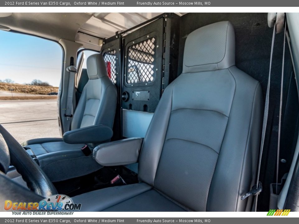 2012 Ford E Series Van E350 Cargo Oxford White / Medium Flint Photo #18