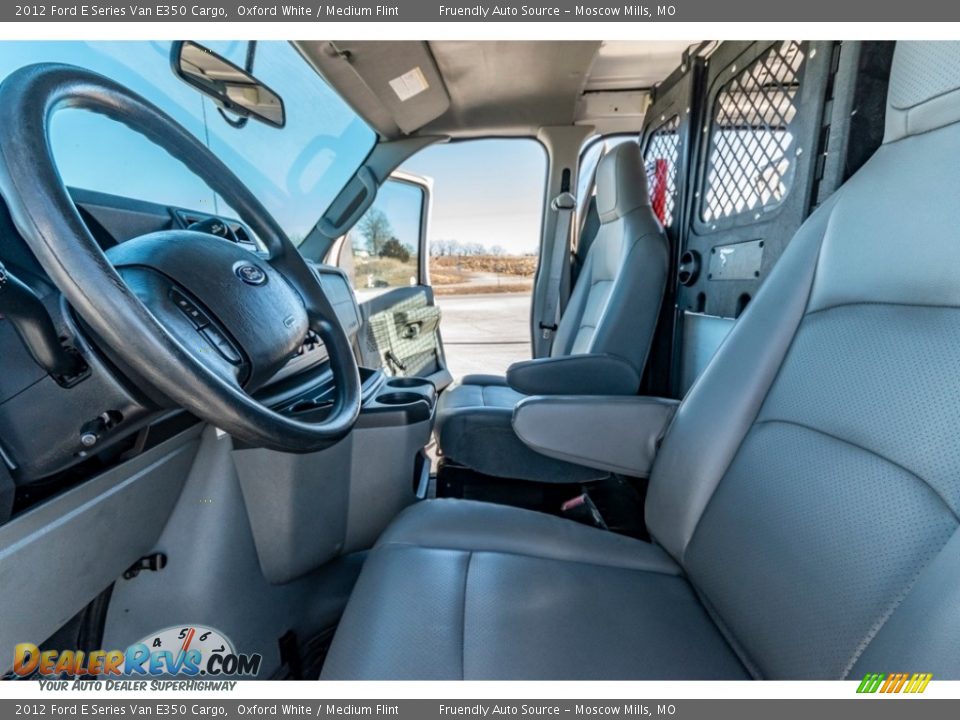 2012 Ford E Series Van E350 Cargo Oxford White / Medium Flint Photo #19