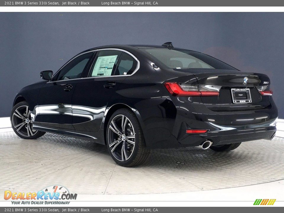 2021 BMW 3 Series 330i Sedan Jet Black / Black Photo #3