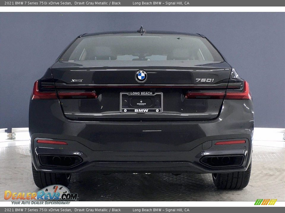 2021 BMW 7 Series 750i xDrive Sedan Dravit Gray Metallic / Black Photo #4