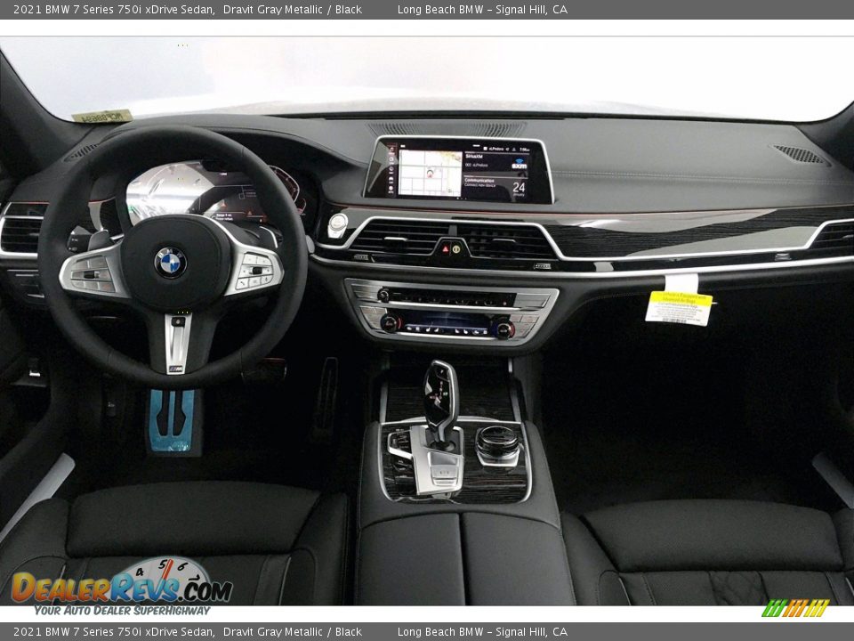 2021 BMW 7 Series 750i xDrive Sedan Dravit Gray Metallic / Black Photo #5
