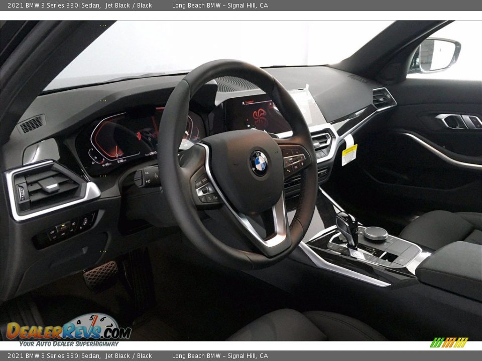 2021 BMW 3 Series 330i Sedan Jet Black / Black Photo #7