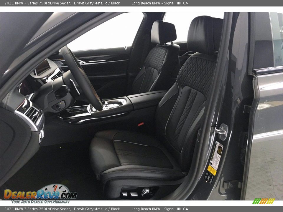 2021 BMW 7 Series 750i xDrive Sedan Dravit Gray Metallic / Black Photo #9