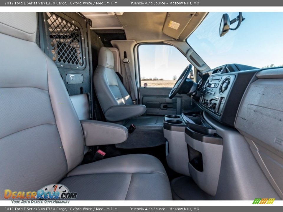 2012 Ford E Series Van E350 Cargo Oxford White / Medium Flint Photo #31