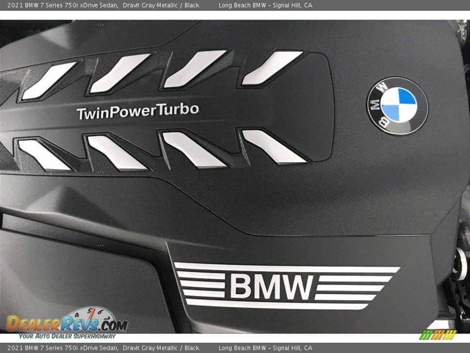 2021 BMW 7 Series 750i xDrive Sedan Dravit Gray Metallic / Black Photo #11