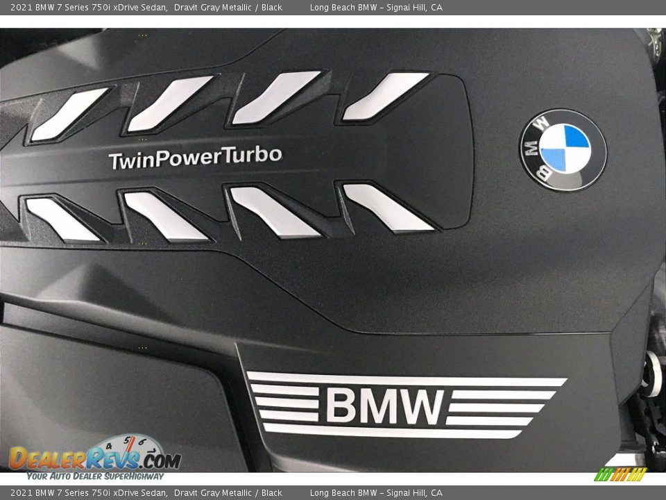 2021 BMW 7 Series 750i xDrive Sedan Dravit Gray Metallic / Black Photo #11