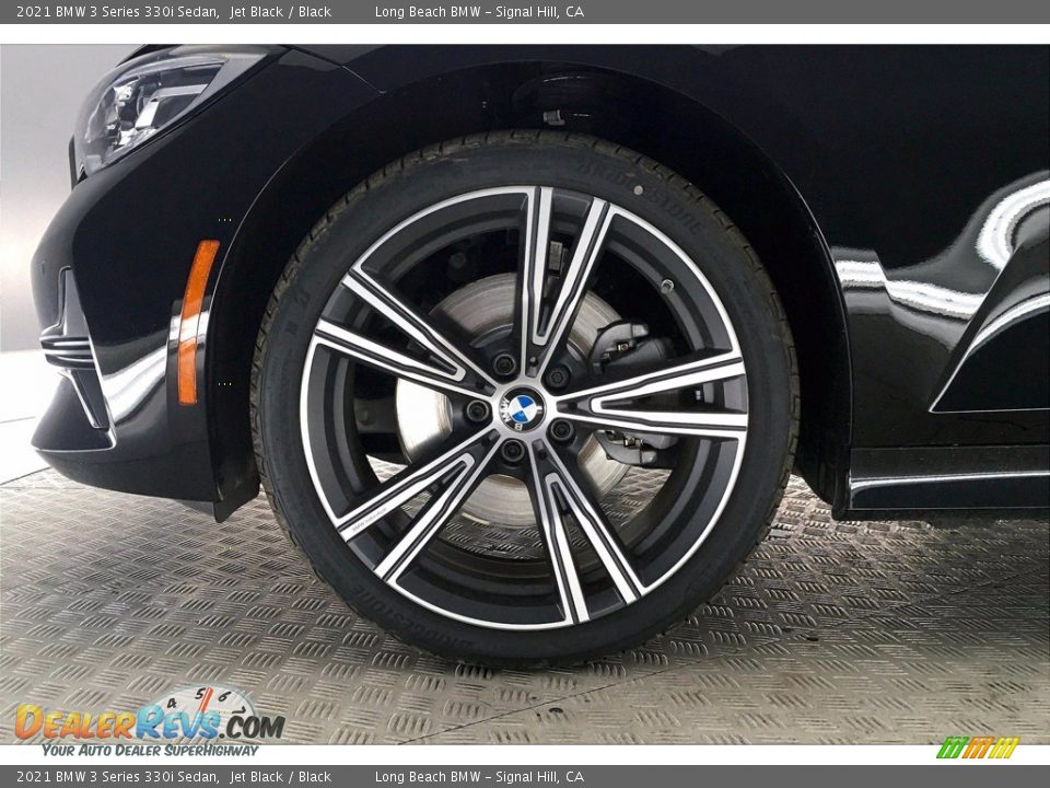 2021 BMW 3 Series 330i Sedan Jet Black / Black Photo #13