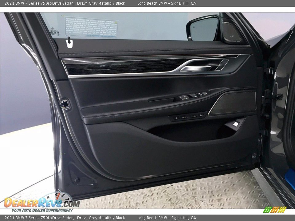 2021 BMW 7 Series 750i xDrive Sedan Dravit Gray Metallic / Black Photo #14