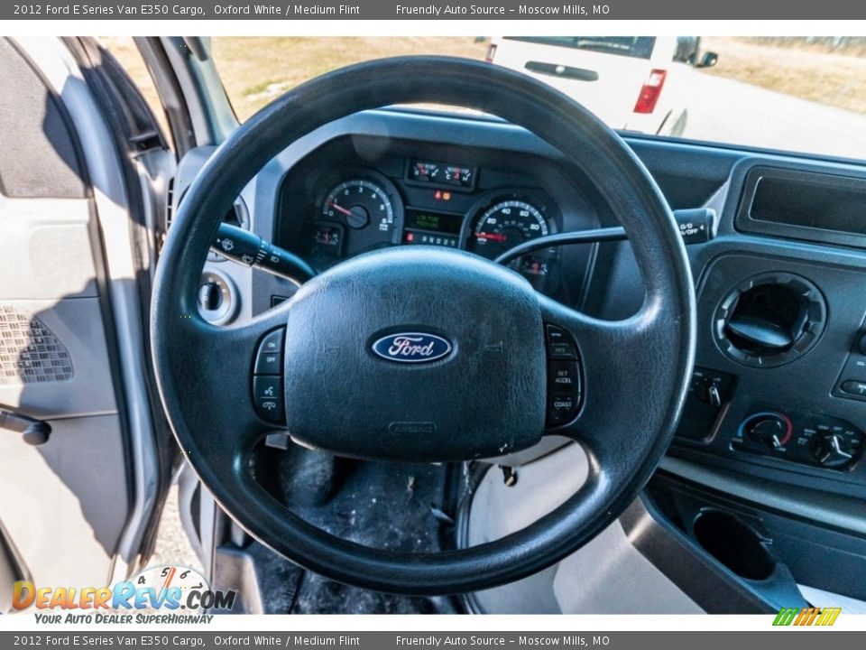 2012 Ford E Series Van E350 Cargo Oxford White / Medium Flint Photo #35