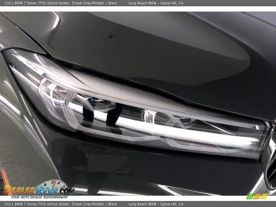 2021 BMW 7 Series 750i xDrive Sedan Dravit Gray Metallic / Black Photo #15