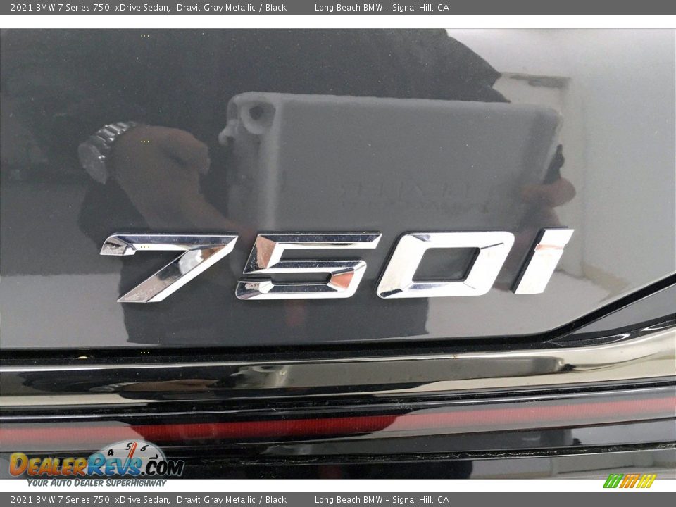 2021 BMW 7 Series 750i xDrive Sedan Dravit Gray Metallic / Black Photo #17