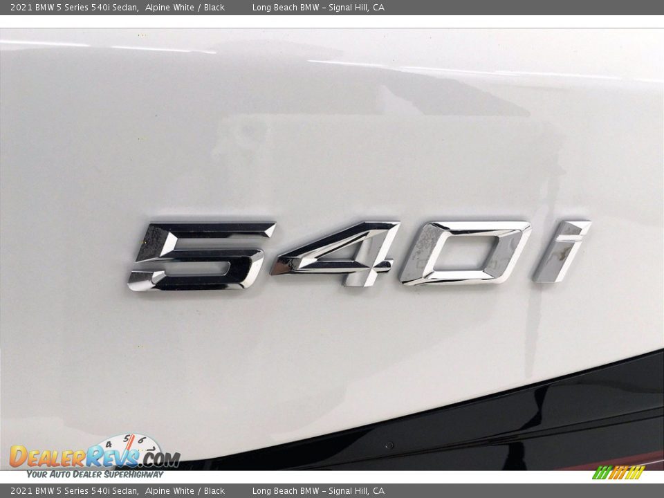 2021 BMW 5 Series 540i Sedan Alpine White / Black Photo #17