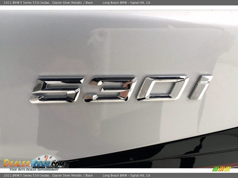 2021 BMW 5 Series 530i Sedan Glacier Silver Metallic / Black Photo #17