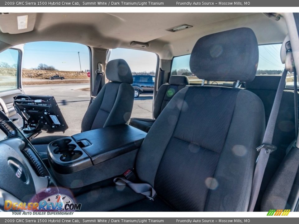 2009 GMC Sierra 1500 Hybrid Crew Cab Summit White / Dark Titanium/Light Titanium Photo #18